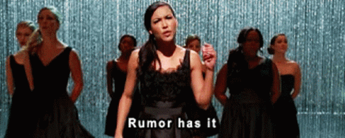 Glee Santana Lopez GIF - Glee Santana Lopez Rumor Has It - Discover &amp; Share  GIFs