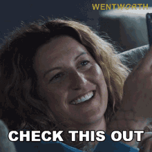 Check This Out Lou Kelly GIF - Check This Out Lou Kelly Wentworth GIFs