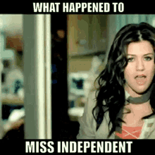 Kelly Clarkson Miss Independent GIF - Kelly Clarkson Miss Independent What Happened To GIFs