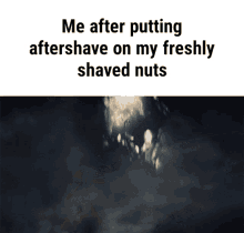 Aftershave On Nuts GIF - Aftershave On Nuts GIFs