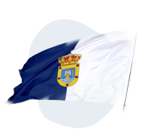 La Palma Islas Canarias Sticker - La Palma Islas Canarias Bandera Stickers