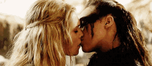 clexa lesbian girl kiss kisses