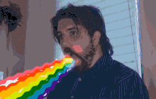 Rainbow Vomit Rainbow Puke GIF - Rainbow Vomit Rainbow Rainbow Puke GIFs