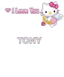 I Love You Hello Kitty GIF - I Love You Hello Kitty Flying With Wings GIFs