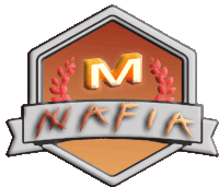 Mafia Letter M Sticker - Mafia Letter M Logo Stickers