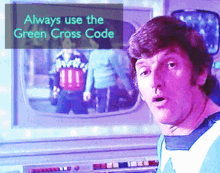 green cross code 70s road safety super hero