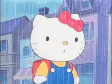 Hello Kitty Raining GIF - Hello Kitty Raining Sad GIFs