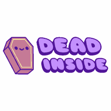 animated animated text cute dead inside coffin