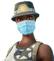 Recon Expert Face Mask Sticker - Recon Expert Face Mask Fortnite Stickers