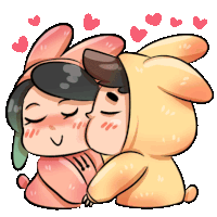 Love Bunny Sticker - Love Bunny Rabbit Stickers