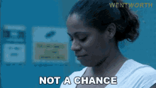 Not A Chance Doreen Anderson GIF - Not A Chance Doreen Anderson S2e3 GIFs