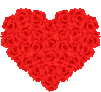 Roses Heart Heart Sticker - Roses Heart Heart Joypixels Stickers