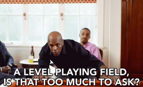 A Level Playing, Is That Too Much To Ask? GIF - Beauty And The Baller Level Playing Field GIFs