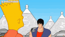 Kenshiro Bart Simpson GIF - Kenshiro Bart Simpson The Simpsons GIFs