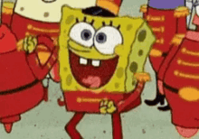 What Are You On Stop Spongebob GIF - What Are You On Stop Spongebob Dance GIFs