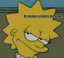 lisa esfuerzate mirada simpsons lisa esfuerzate mirada simpsons