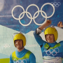 Jumping For Joy Mens Doubles Luge GIF - Jumping For Joy Mens Doubles Luge Andreas Linger GIFs
