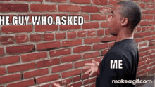 The Guy Who Asked Talking To A Wall GIF - The Guy Who Asked Talking To A Wall Talking To No One GIFs