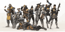 apex legends gaming characters guns fight