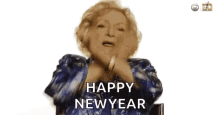 Betty White Happy New Years GIF - Betty White Happy New Years Dab GIFs