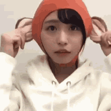 keyakizaka46 girl group nagahama neru ear make face