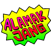 Exploding Chat Bubble With Oh Dear God No In Indonesian Slang Sticker - Gaul Jadul Alamak Jang Google Stickers