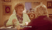 Mrs Browns Boys Its Called Soup GIF - Mrs Browns Boys Its Called Soup Soup GIFs