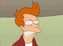 Drooling Fry - Futurama GIF - Futurama Philip J Fry Drooling GIFs