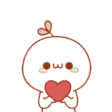 cute adorable heart love wink