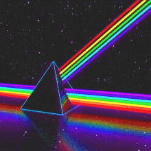 aesthetic rainbow triangle led zeppelin stars