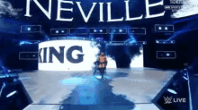 Neville Cruiser Weight Champion GIF - Neville Cruiser Weight Champion Entrance GIFs