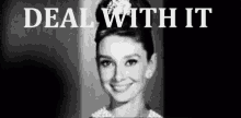 Deal Withit Audrey Hepburn GIF - Deal Withit Audrey Hepburn Smile GIFs