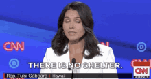 There Is No Shelter Tulsi Gabbard GIF - There Is No Shelter Tulsi Gabbard Talking GIFs