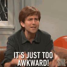 Its Just Too Awkward Saturday Night Live GIF - Its Just Too Awkward Saturday Night Live Awkward GIFs