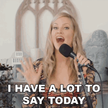 I Have A Lot To Say Today Nicole Arbour GIF - I Have A Lot To Say Today Nicole Arbour I Have A Lot Of Things To Talk GIFs