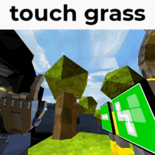 Touch Grass Ultrakill GIF - Touch Grass Ultrakill GIFs