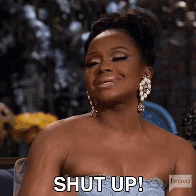 Shut Up Phaedra Parks GIF Shut Up Phaedra Parks Real Housewives Of