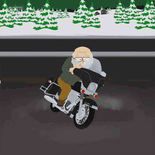 Motorcycle Riding South Park GIF - Motorcycle Riding South Park S24e02 GIFs
