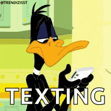 daffy duck texting looney tunes messenger whatsapp daffy duck texting looney tunes messenger whatsapp