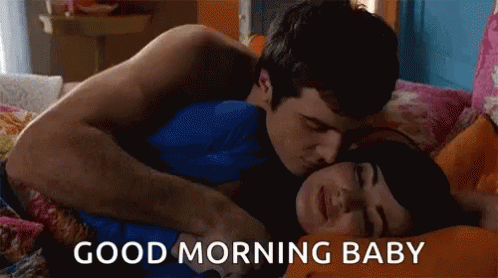 Good Morning Baby Kiss Gif Good Morning Baby Kiss Couple Discover Share Gifs