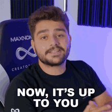 Now Its Up To You Ignace Aleya GIF - Now Its Up To You Ignace Aleya Its Your Turn GIFs