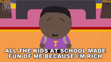 all of the kids at school made fun of me because im rich token black south park season5ep12 s5e12