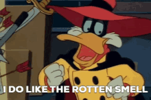 Negaduck Rotten Smell GIF - Negaduck Rotten Smell Disguise The Limit GIFs