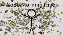 Good Morning Bees GIF - Good Morning Bees Hive GIFs