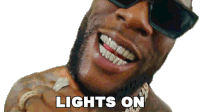 Lights On Burna Boy Sticker - Lights On Burna Boy Odogwu Song Stickers