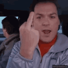 Michael Keaton Fuck You GIF - Michael Keaton Fuck You Middle Finger GIFs