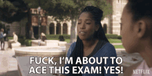 Fuck Im About To Ace This Exam GIF - Fuck Im About To Ace This Exam Yes GIFs