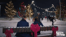 Christmas With A Crown Sc Heart Home GIF - Christmas With A Crown Sc Heart Home Ice Skating GIFs