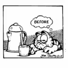Garfield Before GIF - Garfield Before After GIFs
