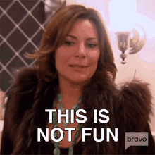 This Is Not Fun Real Housewives Of New York GIF - This Is Not Fun Real Housewives Of New York Im Not Enjoying GIFs